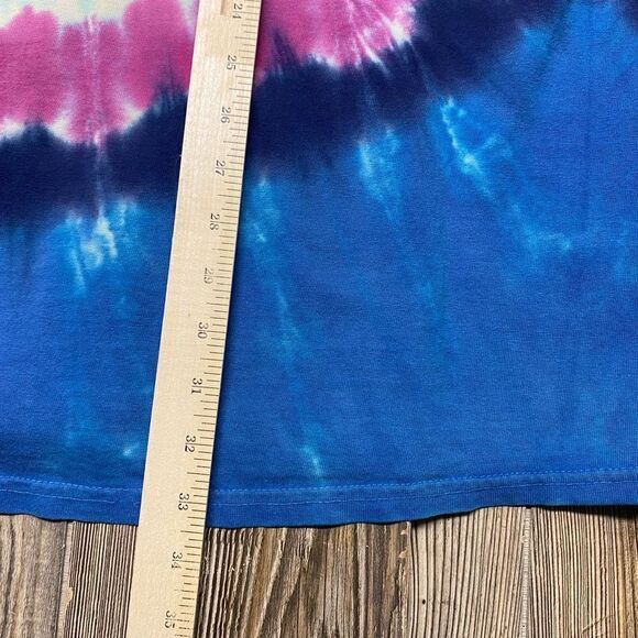 Grateful Dead T-Shirt Tie Dye 2XL Skeleton Poker Cards Queen Spades 1999 - Picture 10 of 11